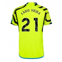 Camisa de Futebol Arsenal Fabio Vieira #21 Equipamento Secundário 2023-24 Manga Curta